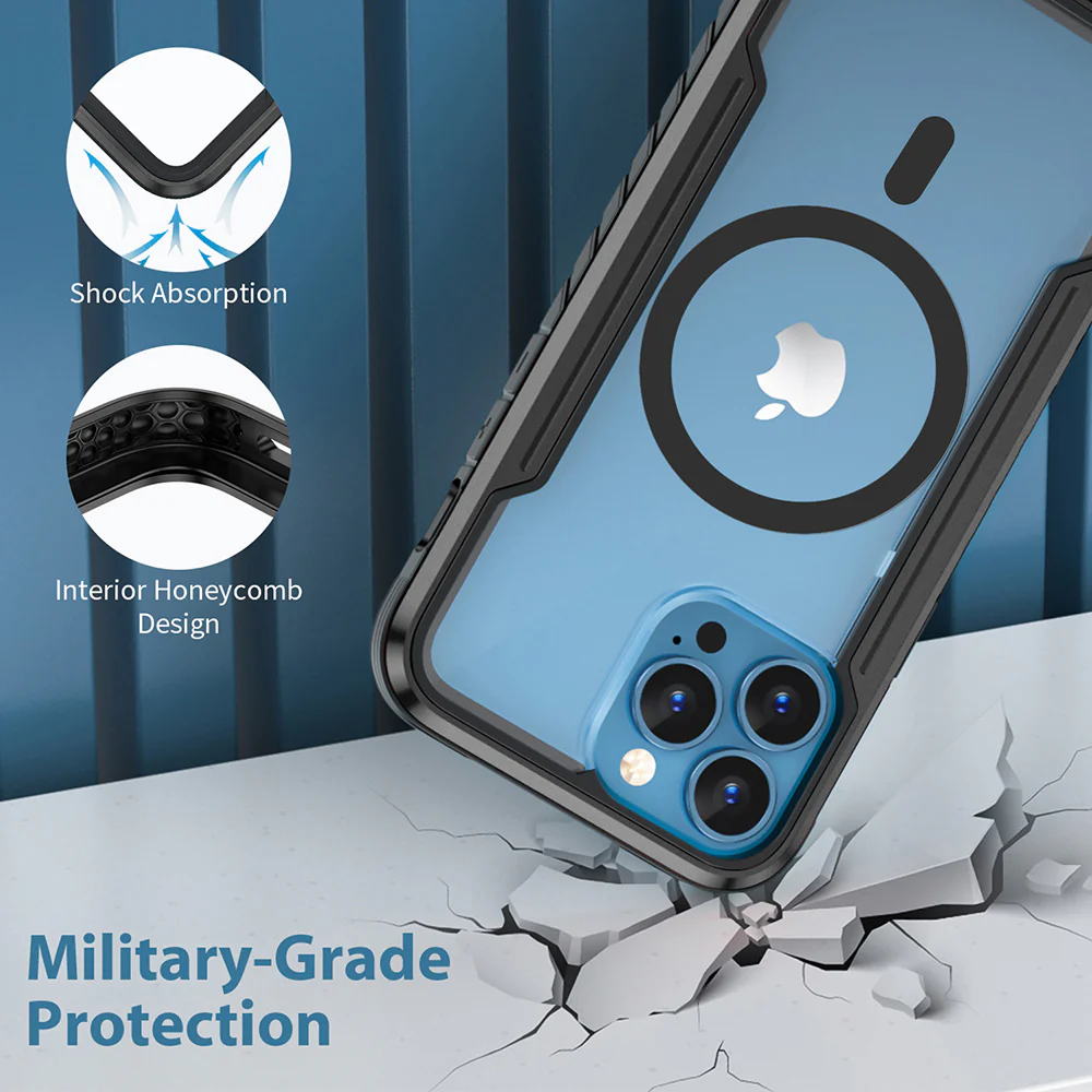 [Clearance] ZEERA Rugged MagSafe Case for iPhone 15, 15 Plus, 15 Pro, 15 Pro Max - Image 3